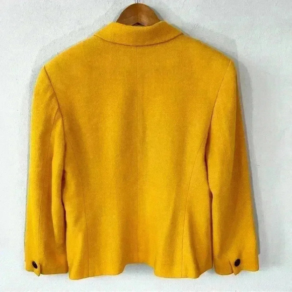 JH Collectibles vintage yellow double breasted jacket - Picture 3 of 3